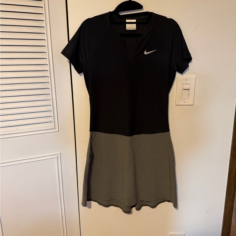 Nike Women's Two-Tone Black and Gray Dress